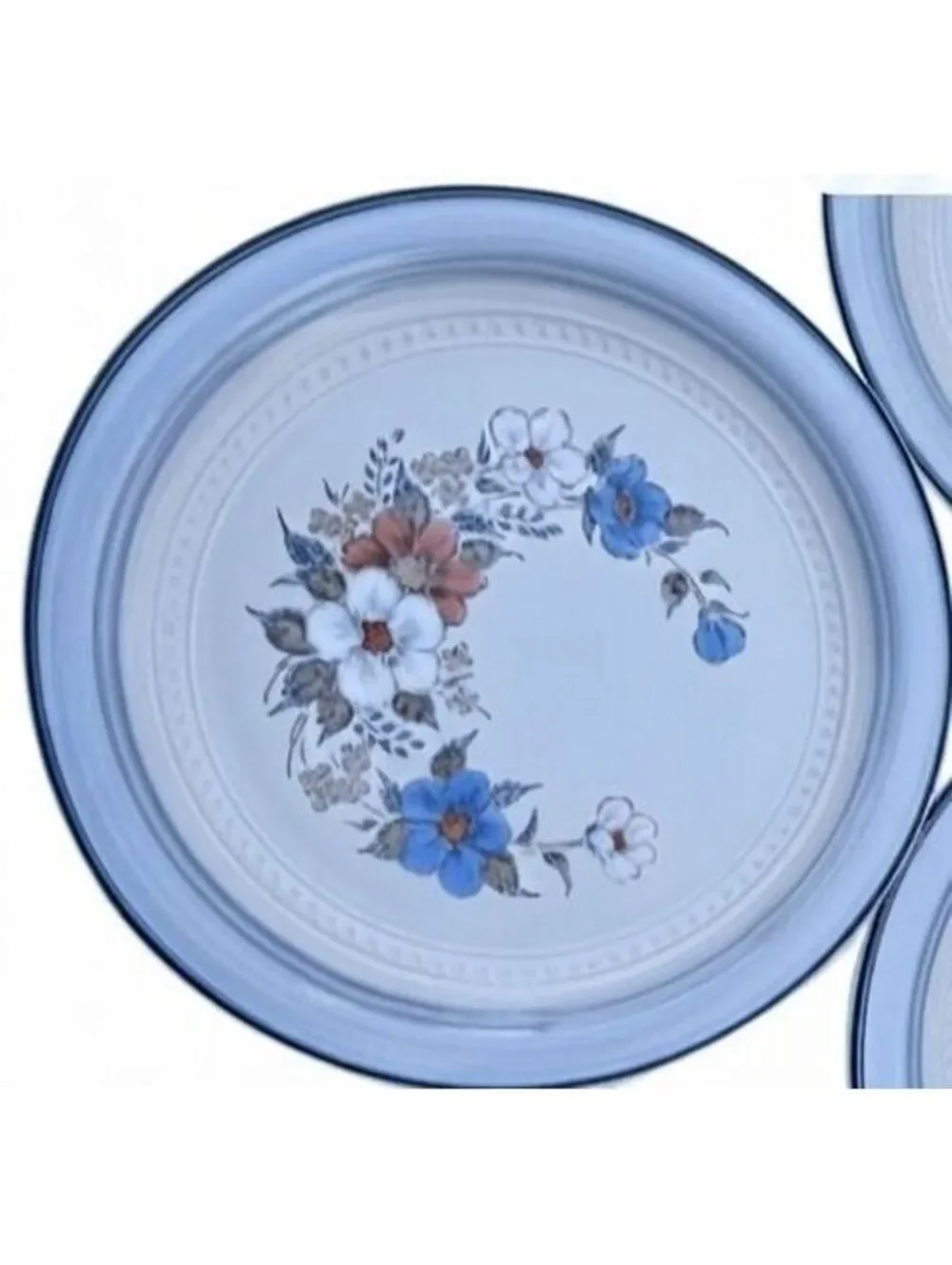 Vintage Johann Haviland Blue Bouquet Dinner Plate 10.75